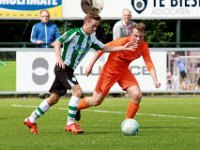 027 2016 Genemuiden HHC Hardenberg  02-07-2016: Voetbal: SC Genemuiden v HHC Hardenberg: Genemuiden/Frank Jansen (l) of Genemuiden, Jorn Kremer (r) of HHC Hardenberg/